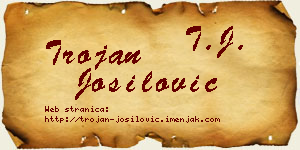 Trojan Jošilović vizit kartica